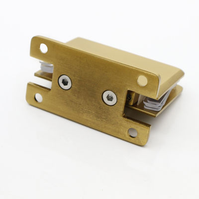 Verstelbare Messing Pivot Wand Glas Scharnier voor Glas Deur Pivot Scharnieren in 90 * 55mm Grootte
