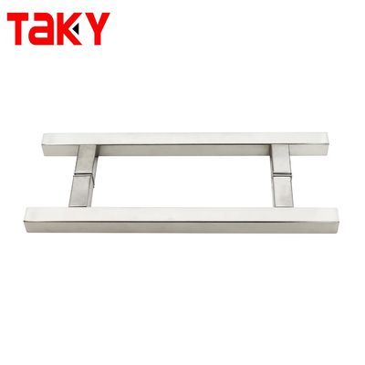 Moderne design stijl roestvrij staal schuif douche glazen deur trekhandgrepen voor ziekenhuis