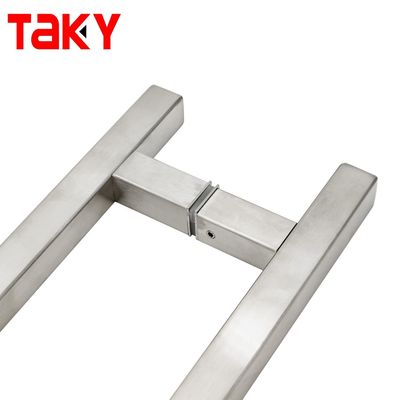 Moderne design stijl roestvrij staal schuif douche glazen deur trekhandgrepen voor ziekenhuis
