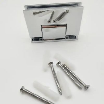 Vaste Messing Off Set Badkamer Glas Deur Klem Douche Kamer Scharnier voor vast 10-12mm Glas