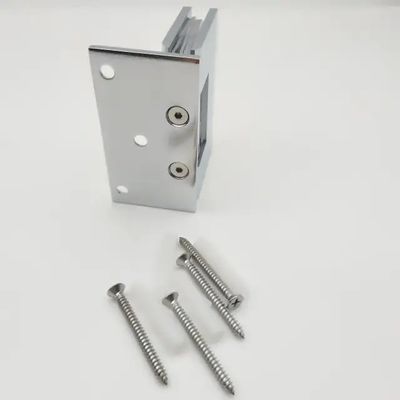 Vaste Messing Off Set Badkamer Glas Deur Klem Douche Kamer Scharnier voor vast 10-12mm Glas