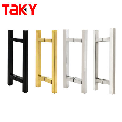 Custom 15x 25 rechthoekige buis douche Slank en modern Matt Zwarte deur venster handgrepen