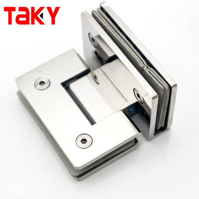 90*55mm roestvrij staal/zinc legering wand tot glas scharnier schuifbare sauna glazen deur douche scharnier