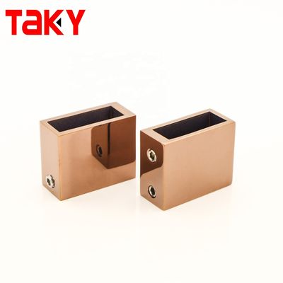 Eén glas douche deur roestvrij staal 304 schuifbaar schuur deur hardware kit in goud afwerking