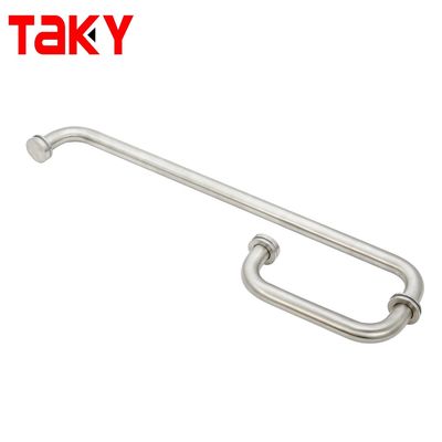 18 * 8 inch roestvrij staal 304 trekhandgreep schuifglas deur douche handgreep voor moderne badkamer