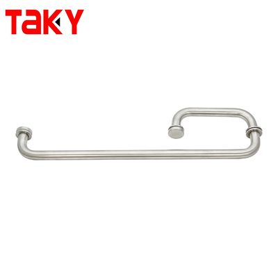 18 * 8 inch roestvrij staal 304 trekhandgreep schuifglas deur douche handgreep voor moderne badkamer