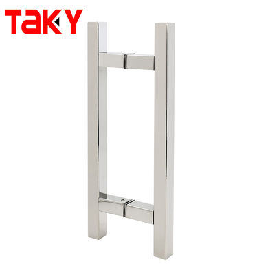 Chinese design stijl CP Finish Commercial H Handle voor Frameless Schuif douche Glas deur trekhandgrepen