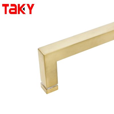 1.0mm Dikte Vierkant Glas trekhandgreep voor douche deur SS304 Corrosiebestendige
