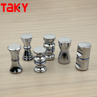 Moderne badkamer hardware Messing trekglas deurgreep en knop met aangepast ontwerp