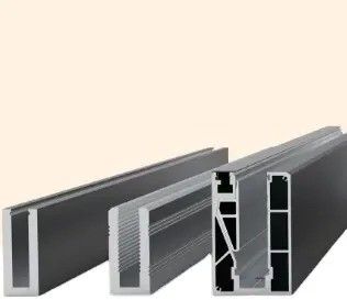 Andere bakmateriaal Aluminium U-vormkanaal voor glazen leuning en balkonbeveiliging
