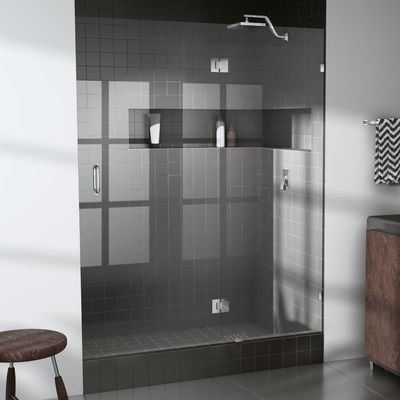 Langdurige levensduur roestvrij staal zacht dicht douche raamloze gehard glas deurhangers
