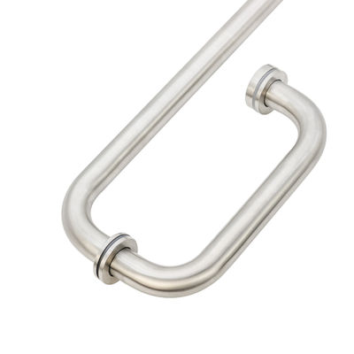 Ingang Zwarte deur handgreep trek voor roestvrij staal Frameless Schuif douche glazen deur