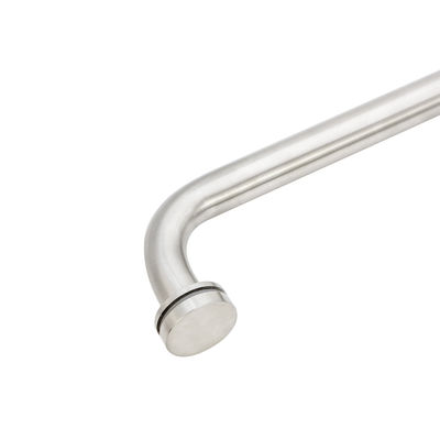 Ingang Zwarte deur handgreep trek voor roestvrij staal Frameless Schuif douche glazen deur