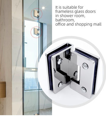 Stijlvolle moderne glazen deuren voor glas naar glas douche deuren pivot scharnieren