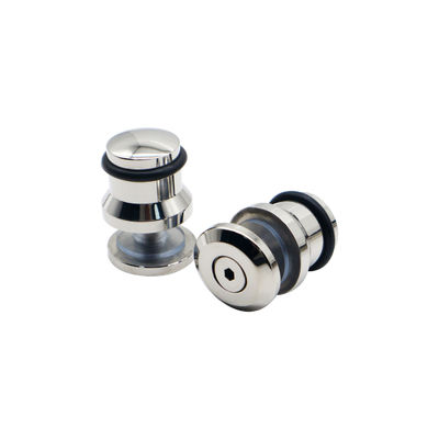 Remsloze roeren van roestvrij staal hangend wiel spoor spoor schuifbaar schuur glas deur hardware kits