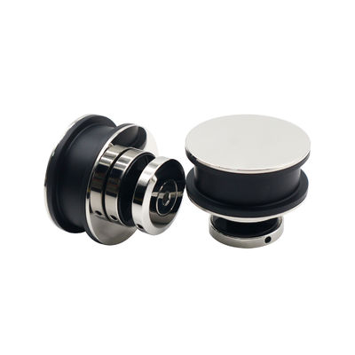 Remsloze roeren van roestvrij staal hangend wiel spoor spoor schuifbaar schuur glas deur hardware kits