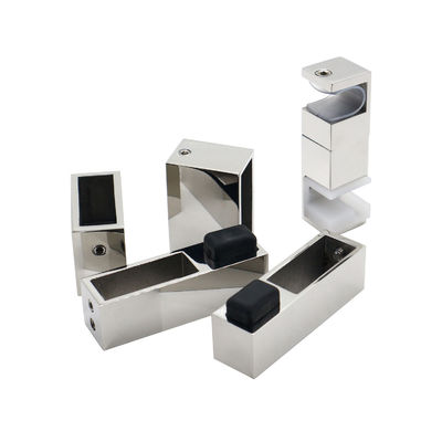 Remsloze roeren van roestvrij staal hangend wiel spoor spoor schuifbaar schuur glas deur hardware kits