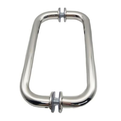 8-12 mm deurdikte douche deur roze goud trekhandgreep met 1,0 mm buisdikte