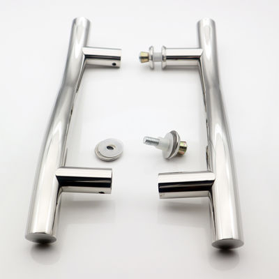 200*200*19*1,0mm Lang Zwart Afwerking Hotel Glas Schuifdeur Eenzijdig Douche Handle