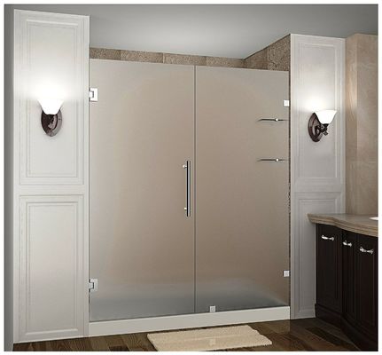 Buitenste roestvrijstalen glazen deur trekhandgreep voor 600 mm lange badkamer douche kamer