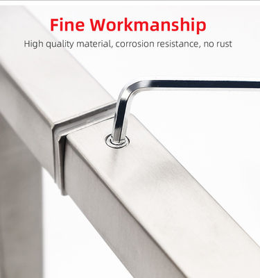 Voorbeeld 1-3 Werkdagen Roestvrij staal 304 Chrome handvat voor gehard glas deur