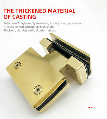 Modern ontwerp 180 graden Messing of roestvrij staal Glas Hardware Badkamer deur Douche Lifting Hinge