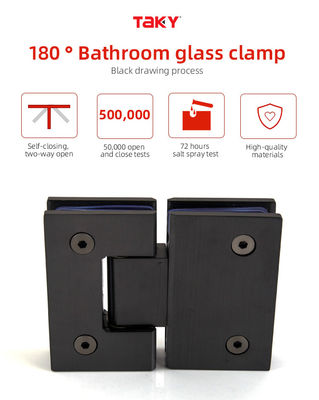 180 graden legering glas naar glas badkamer douche scharnier voor 8-12mm glas Modern Design Style
