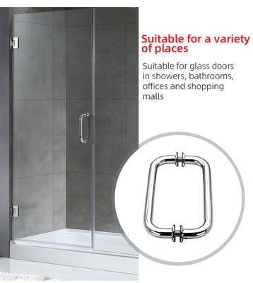 8-12 mm deurdikte douche deur roze goud trekhandgreep met 1,0 mm buisdikte