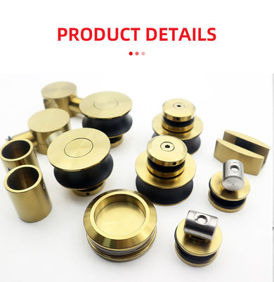 Groothandel Roestvrijstalen Schuifdeur Hardware Kit voor Frameloze Glazen Deuren