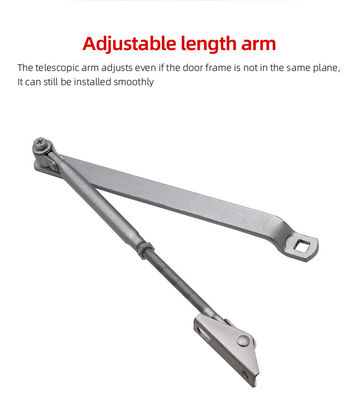 45-65 kg draagvermogen Aluminium automatische deurluzer met 2 snelheden en verbruik