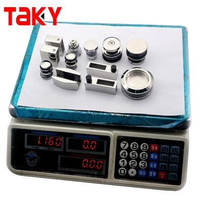 Hoogwaardige raamloze zinklegering glijdend glazen deur hardware douche deur hardware kit