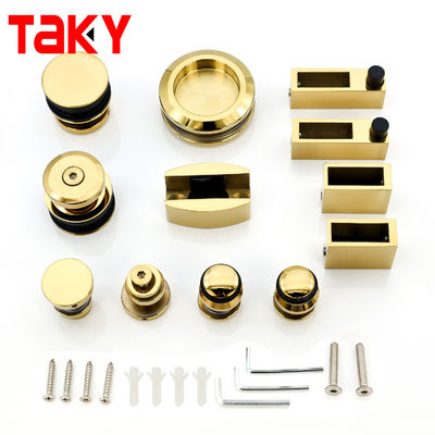 Vlekkeloze glazen schuifdeur Hardware Glasschuifdeur Hardware Kit