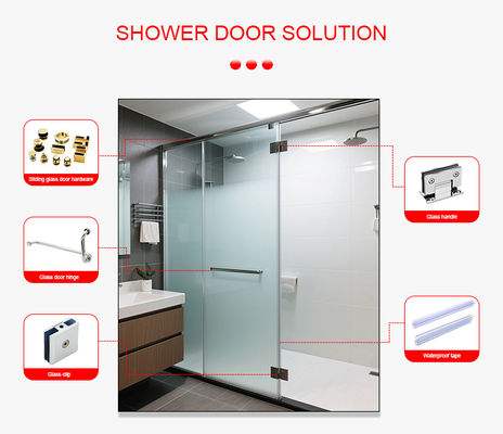 Transparante PVC douchedeur afdichtstrip 10mm Transparant Zwart