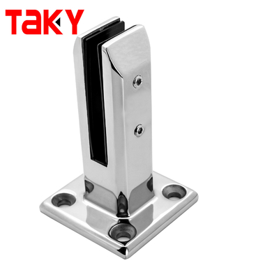 8-12 mm roestvrij staal boult down glazen leuning klem