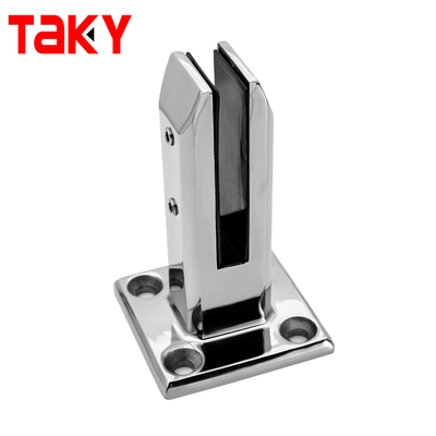 8-12 mm roestvrij staal boult down glazen leuning klem