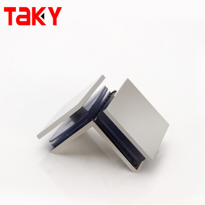 304 RVS 90 graden hoekloze glazen hoekklem