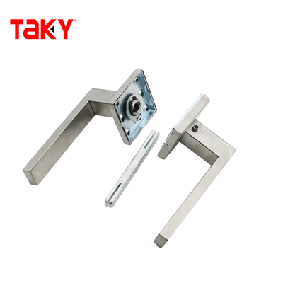 Aangepaste roestvrijstalen doucheglazen deurklink modern design