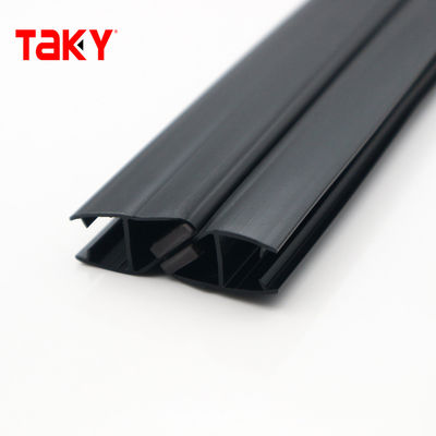 Doorzichtige bodem PVC douche deur afdichting strip 8-10mm weersbestendig