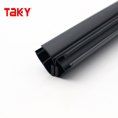 Doorzichtige bodem PVC douche deur afdichting strip 8-10mm weersbestendig