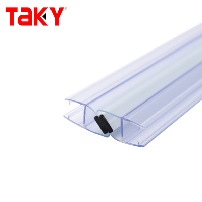 Transparante PVC Douchedeur Afdichtstrip 10mm Waterdicht