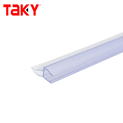 Doorzichtige PVC douche deur afdichting strip 10 mm waterdicht