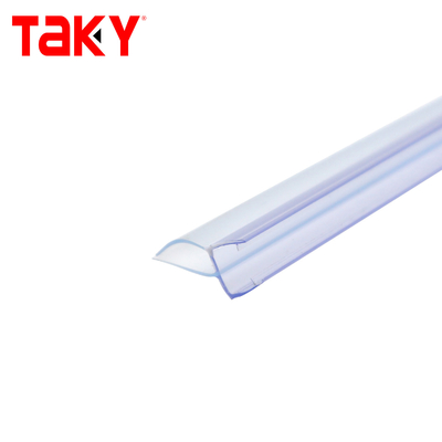 Doorzichtige PVC douche deur afdichting strip 10 mm waterdicht