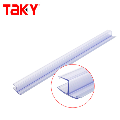 T-type PVC douche deur afdichting strip 6-12 mm transparante waterdicht
