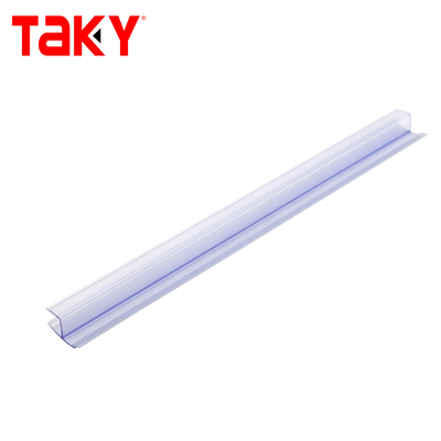 T-type PVC douche deur afdichting strip 6-12 mm transparante waterdicht