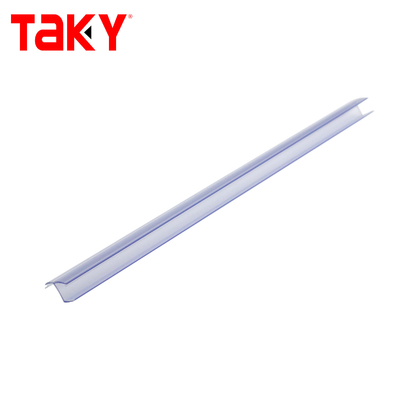 T-type PVC douche deur afdichting strip 6-12 mm transparante waterdicht