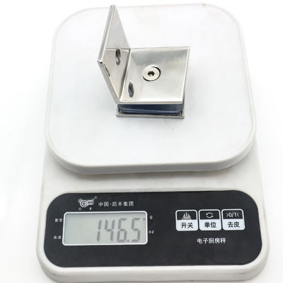 Glasklem voor wand badkamer vierkant klem 90 graden verbindingsglasklem