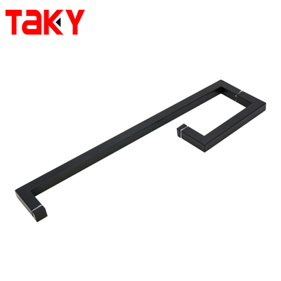 Warm uitverkoop roestvrij staal 304 douche badkamer l vorm vierkante trekgreep