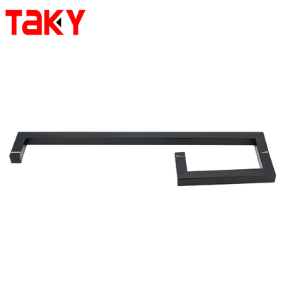 Warm uitverkoop roestvrij staal 304 douche badkamer l vorm vierkante trekgreep