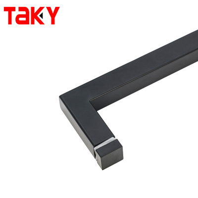 Warm uitverkoop roestvrij staal 304 douche badkamer l vorm vierkante trekgreep