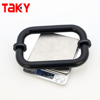 Ronde mat zwart doucheglas deurhandgreep glas tot glazen douchedeur handgreep